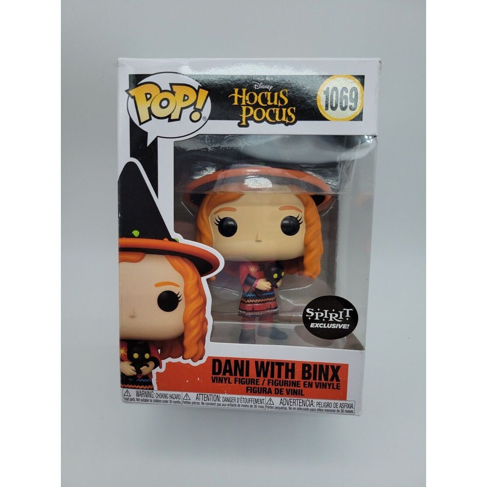 Funko POP! Disney HOCUS POCUS Dani with Binx Cat 1069 Spirit Halloween Exclusive